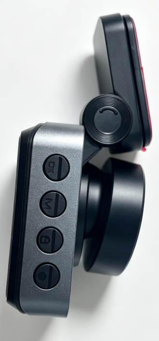 Lens and buttons